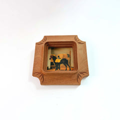 Architectural Handcarved Solid Wood Frame – Fits 4x4"
