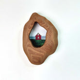 Organic Free-Form Handmade Solid Wood Frame – Natural Wabi-Sabi Decor