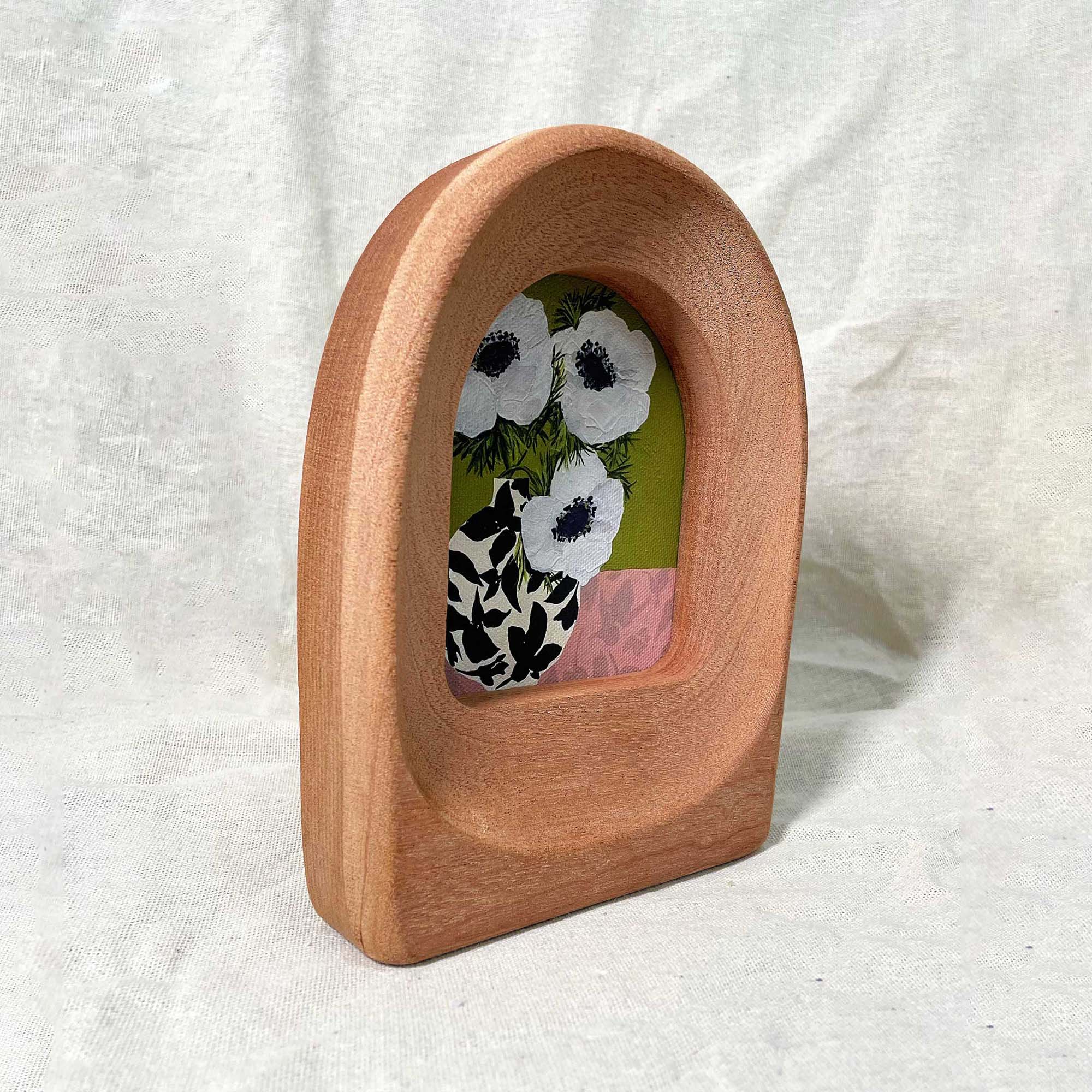 Arched Handmade Solid Wood Frame – Minimalist Wall Decor