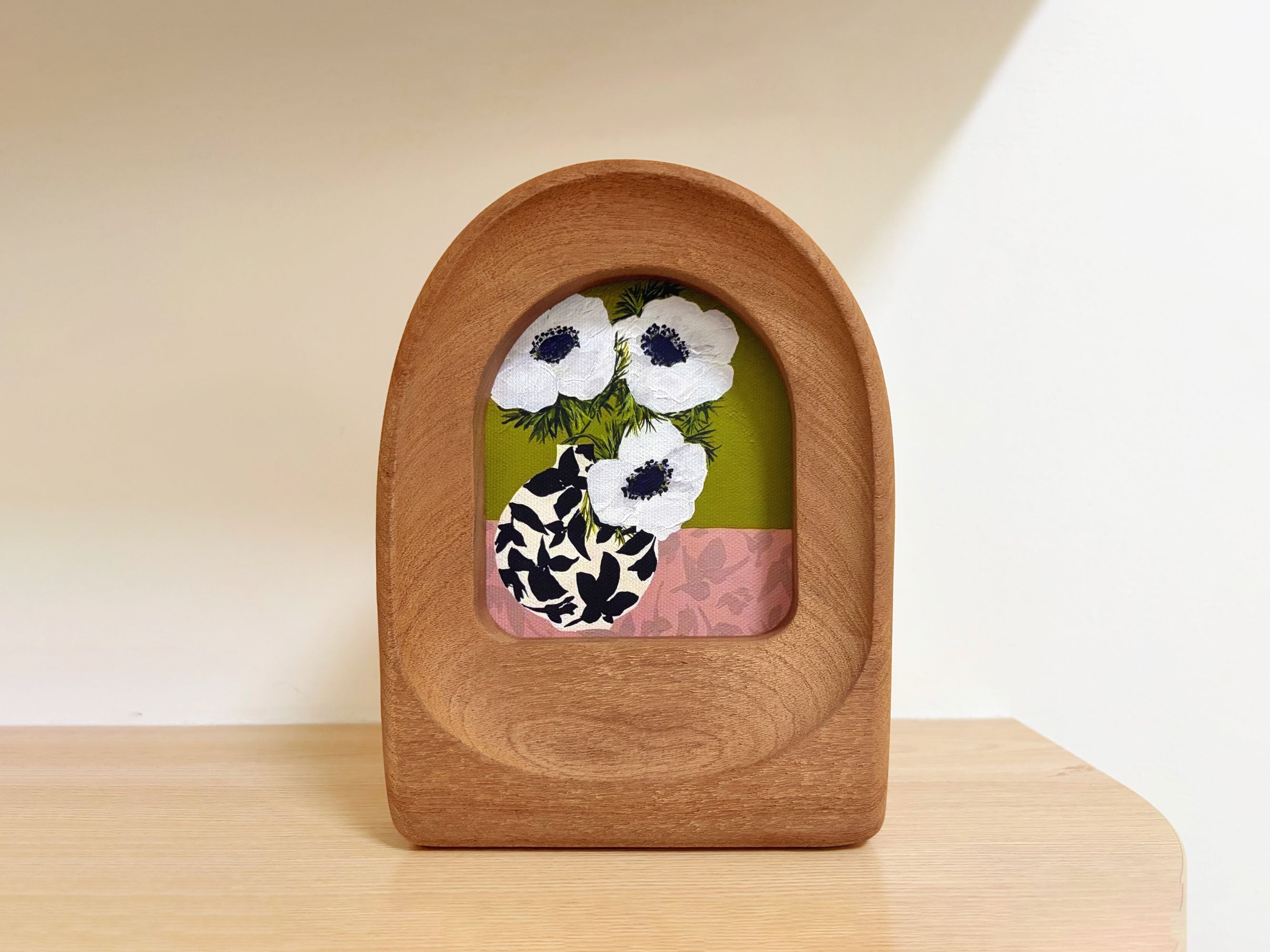 Arched Handmade Solid Wood Frame – Minimalist Wall Decor