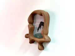 Handcrafted Irregular Frame | Minimalist Animal Art Decor for Nursery & Baby Shower Gift