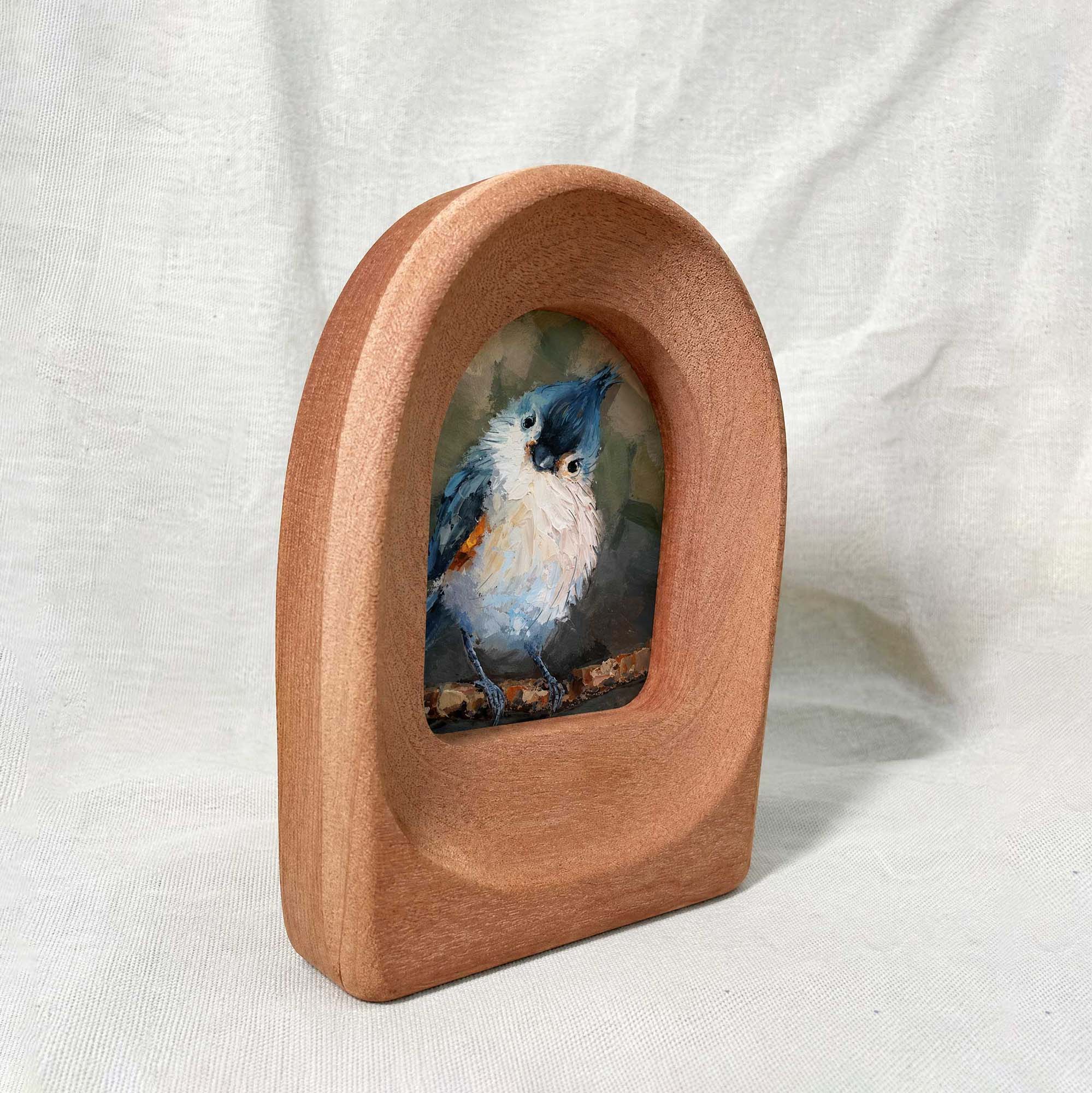 Arched Handmade Solid Wood Frame – Minimalist Wall Decor
