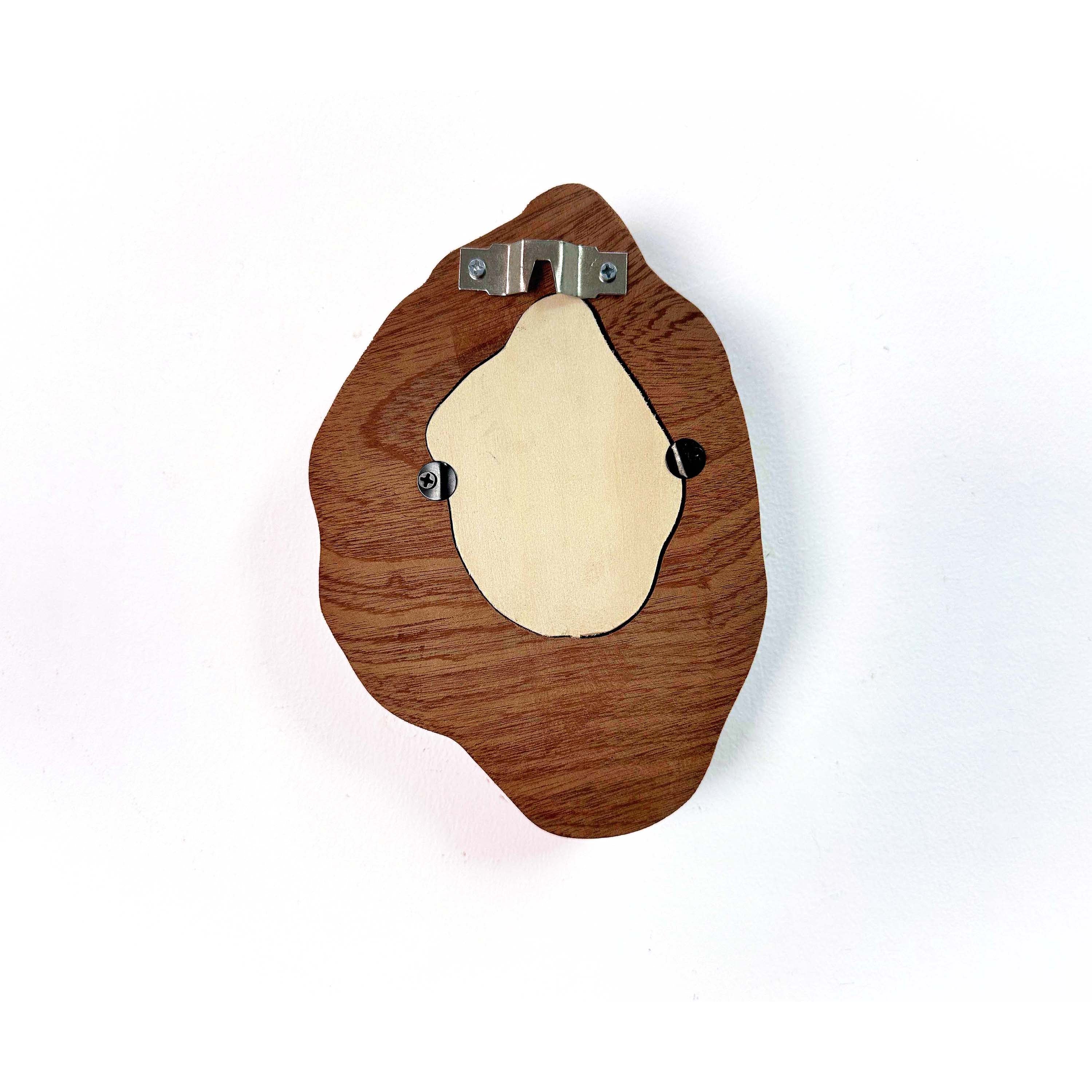 Organic Free-Form Handmade Solid Wood Frame – Natural Wabi-Sabi Decor