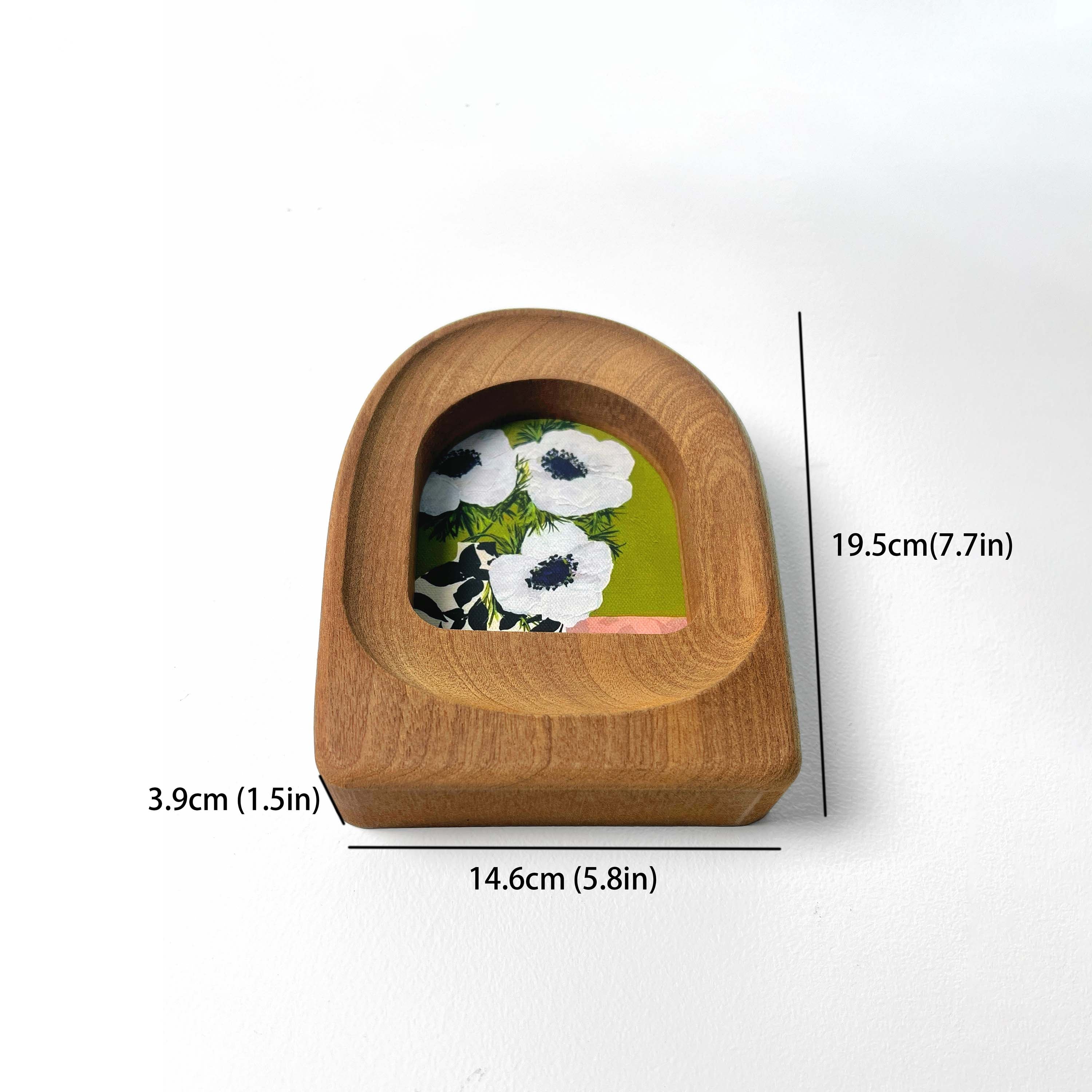 Arched Handmade Solid Wood Frame – Minimalist Wall Decor